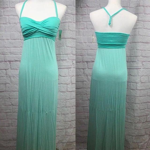 Body Glove Small Maxi Dress NWT in Green Women's