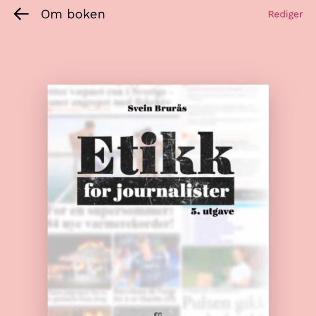 Etikk for journalist