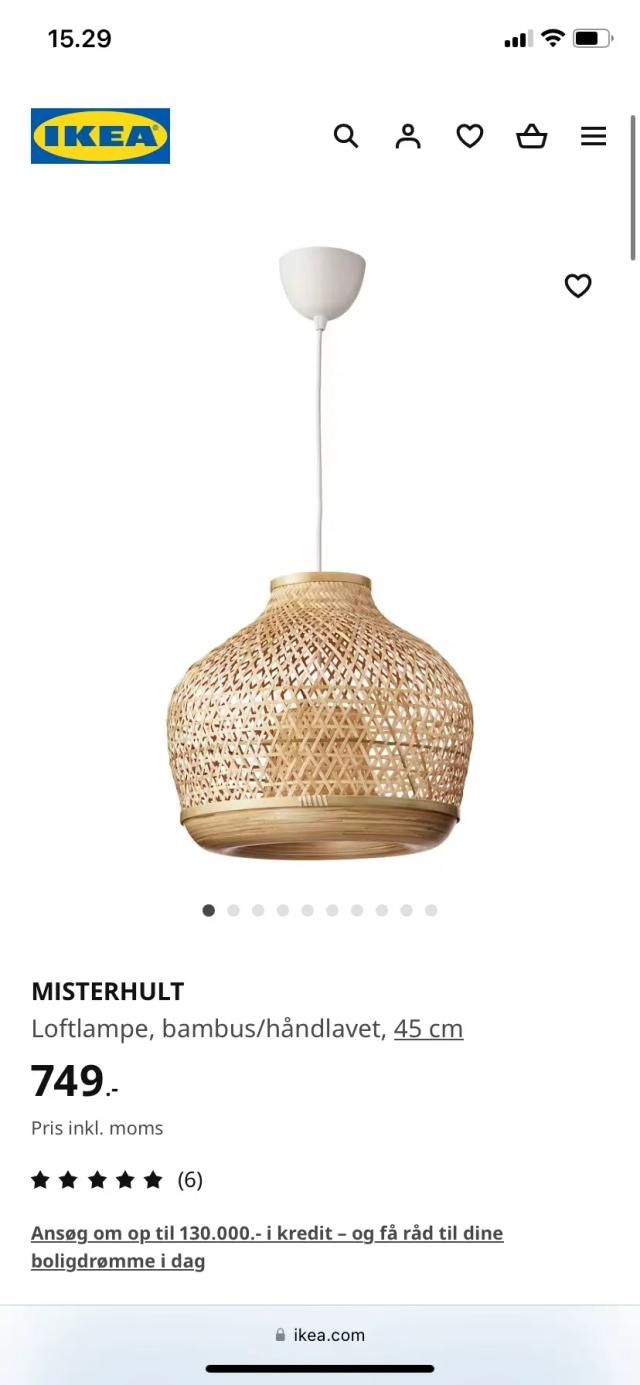 Ikea loftslampe