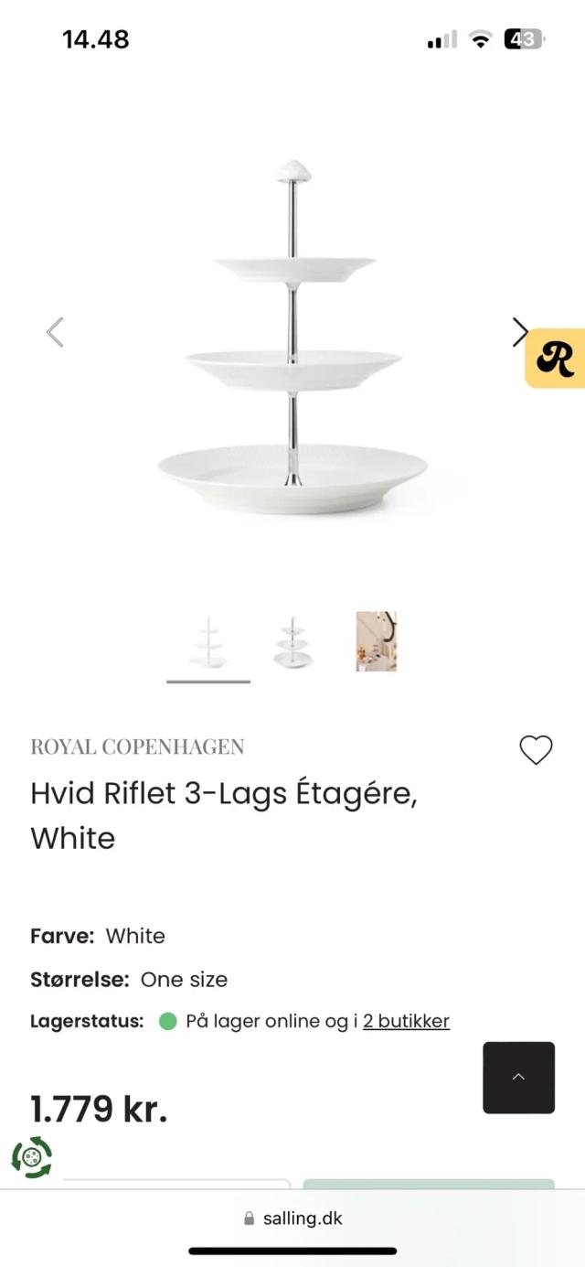 Royal Copenhagen til køkkenet