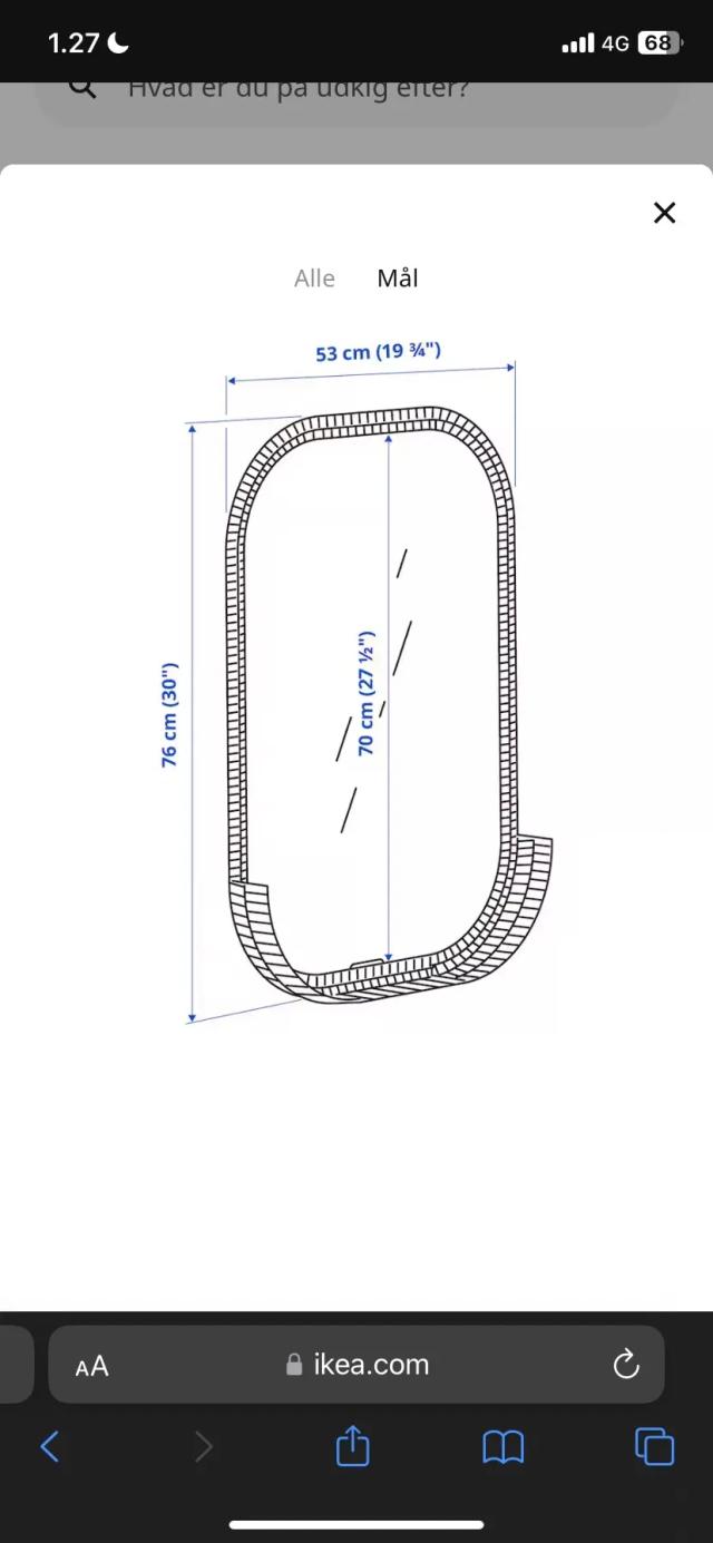 Ikea spejl