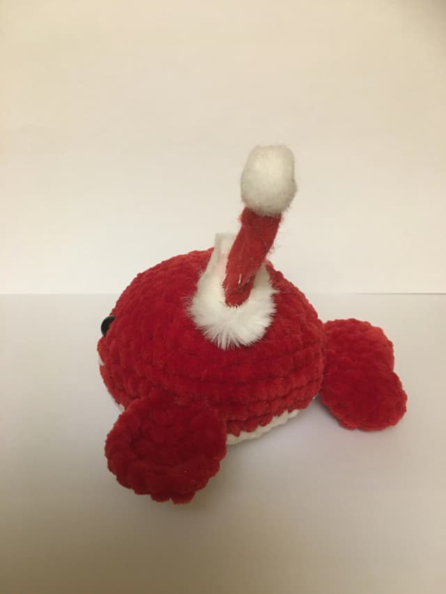 Szydełkowy wieloryb amigurumi