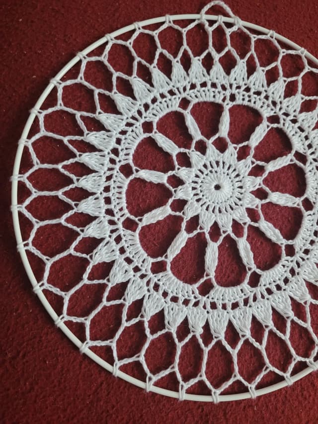 Serwetka na obręczy  Mandala  22 cm