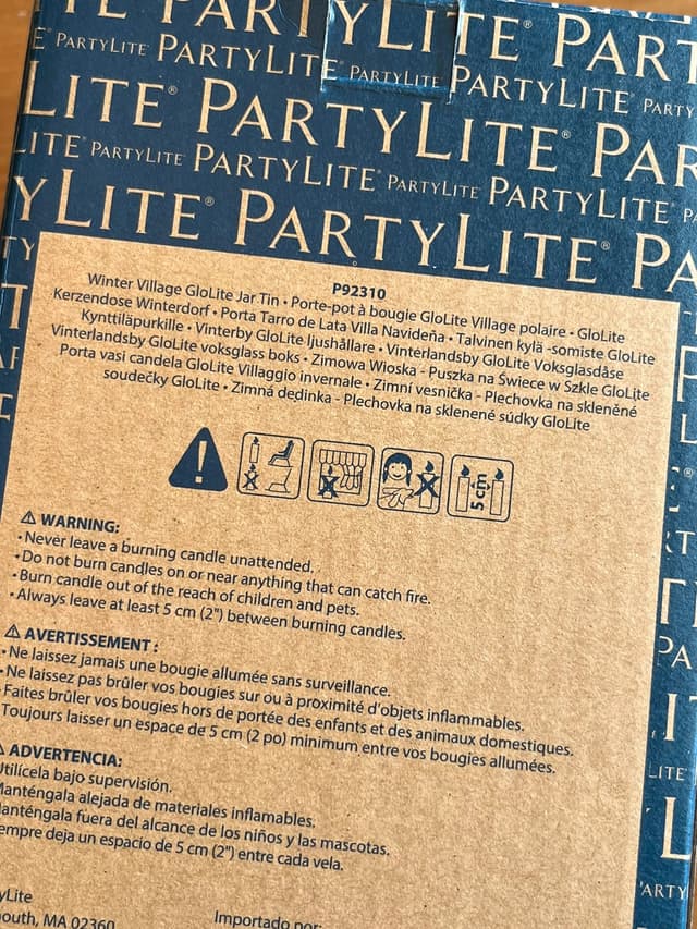 Ljushållare från Partylite