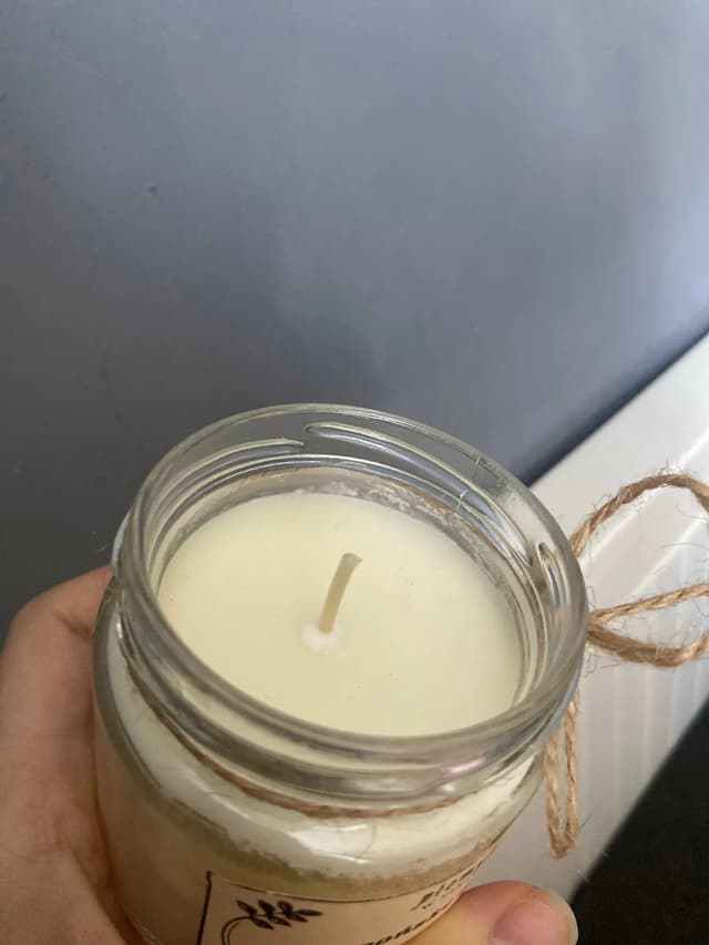 Cherry candle handmade bawełniany knot