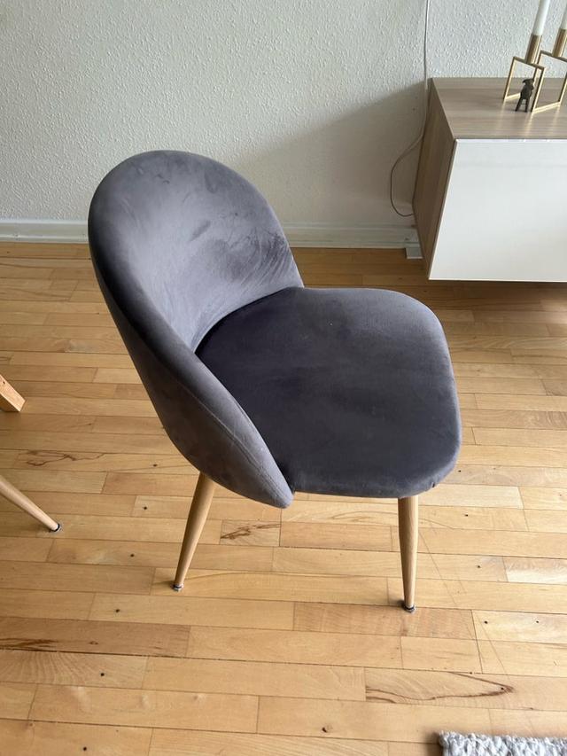 Spisebordsstol Velour