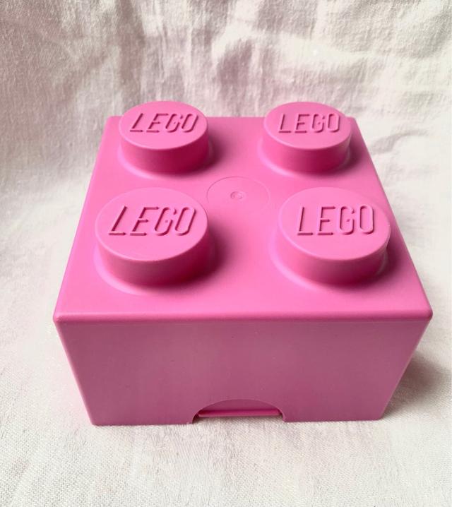 Lego andet 1985 Pink Lego Madkasse