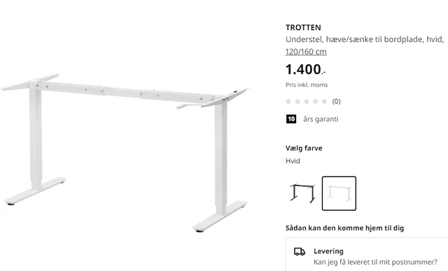 Skrive-/computerbord IKEA b: