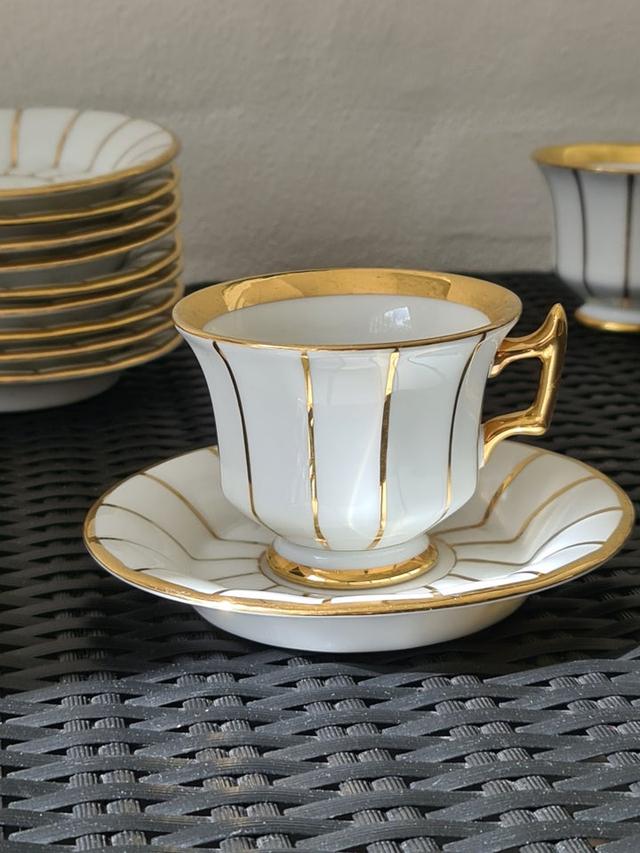 Porcelæn 10 kaffekopper - Decore