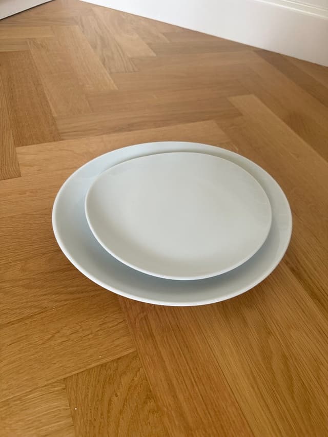 Porcelæn tallerken tallerkener