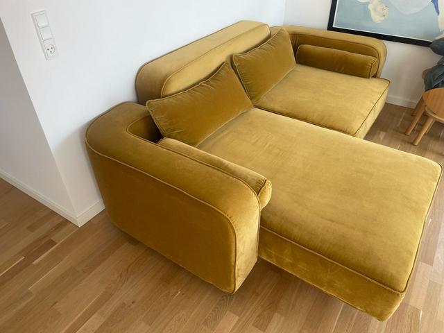 Sofa velour 2 pers