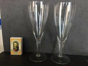 Glas 2 champagneglas Krystal