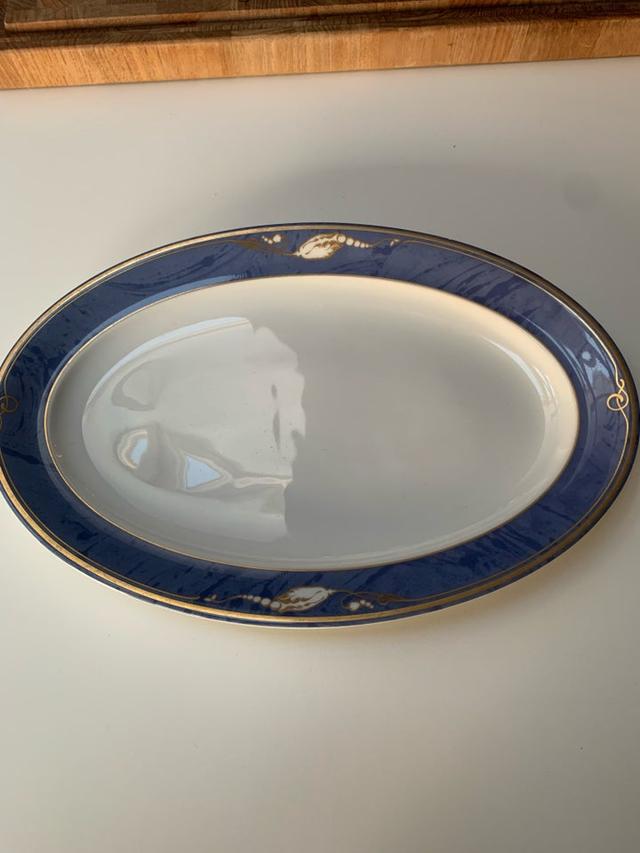 Porcelæn Ovalt fad Royal