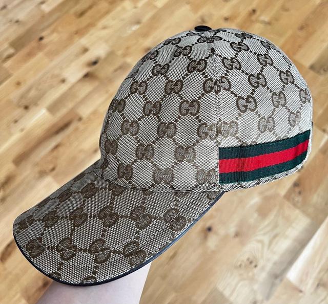 Gucci Keps GG CANVAS BASEBALL HAT WITH WEB