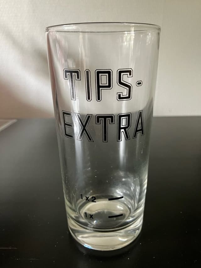 Retro / Vintage Tips Extra glas 1 X 2