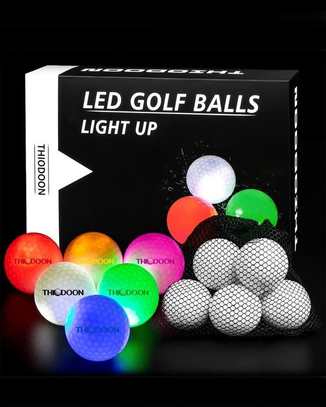 6st NYA LED-golfbollar för nattgolfen! | 8-10 min | 6 färger | Ordpris 329kr