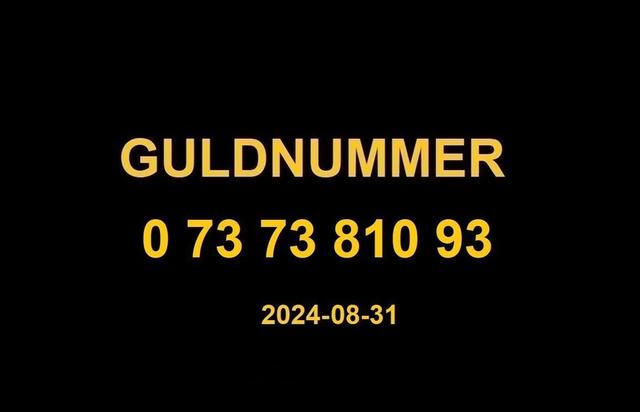 0 73 73 810 93 GULDNUMMER mobilnummer telefonnummer kontantkort nummer guld