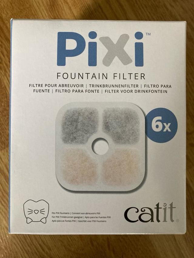 Catit PIXI Filter till vattenfontän 6-pack Oöppnad förpackning