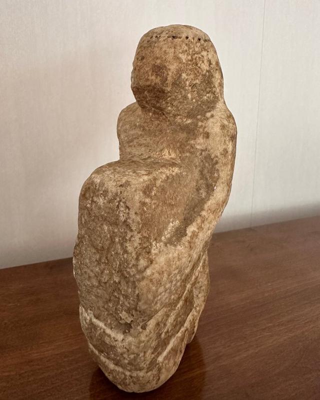 Antik - Skulptur - Egypten - Sandsten - Forntida - Byst - Gravskulptur