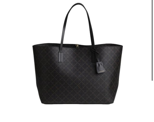 By malene birger Abigail Tote Bag Dark Chokolate