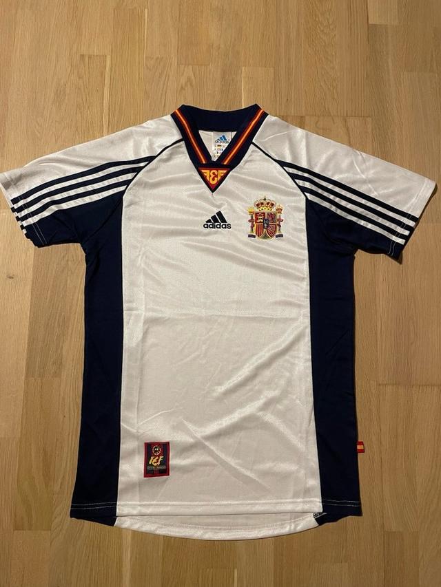 Retro Spanien Fotbollströja 1998