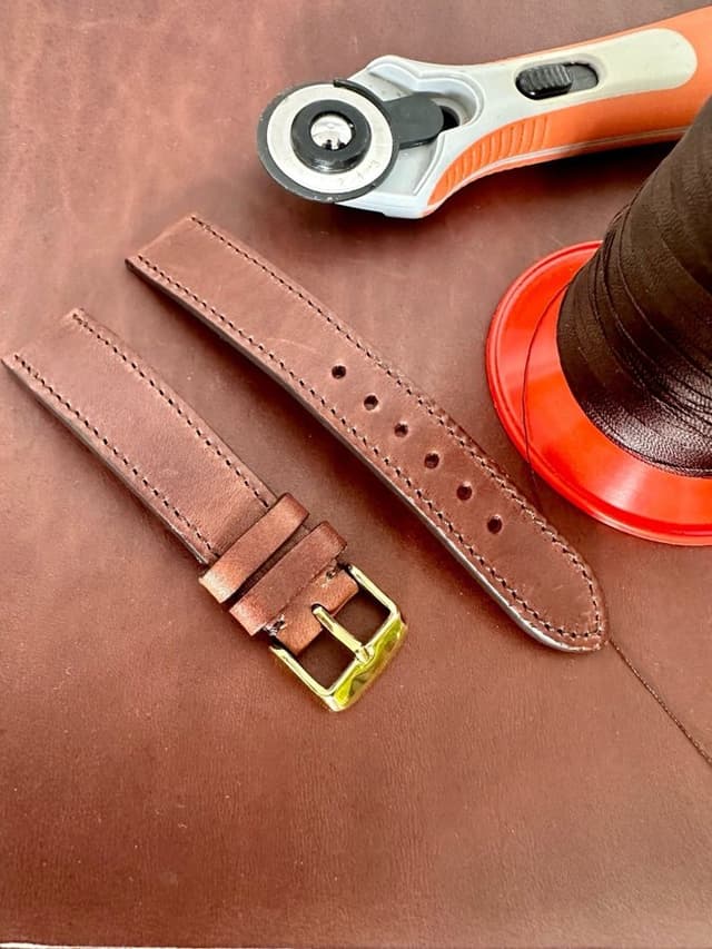 18mm Leather strap