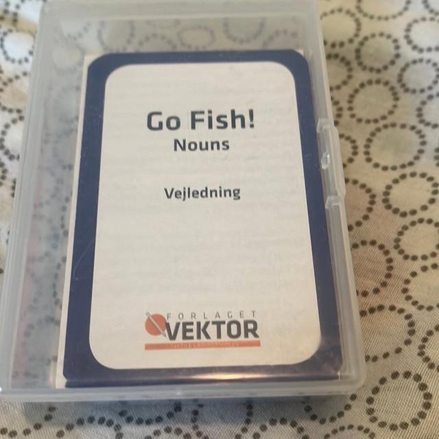 Go Fish! Nouns - Lek med ord