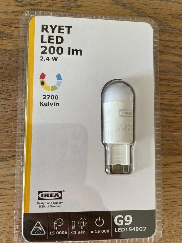 IKEA LED-lampa G9 200lm 24W 2700 Kelvin 14st