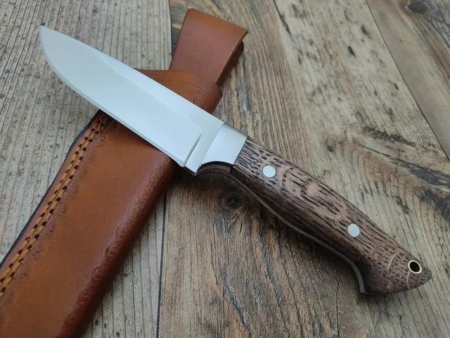 Custom Handmade Carbon Steel Fixed Blade Survival Camping Bushcraft Hunting knif