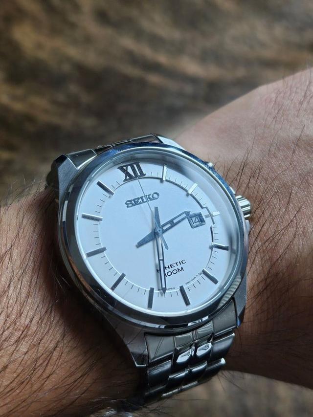 INGEN RESERVEPRIS! Seiko Kinetic 100m SKA571P1 - Ny og Ubrugt