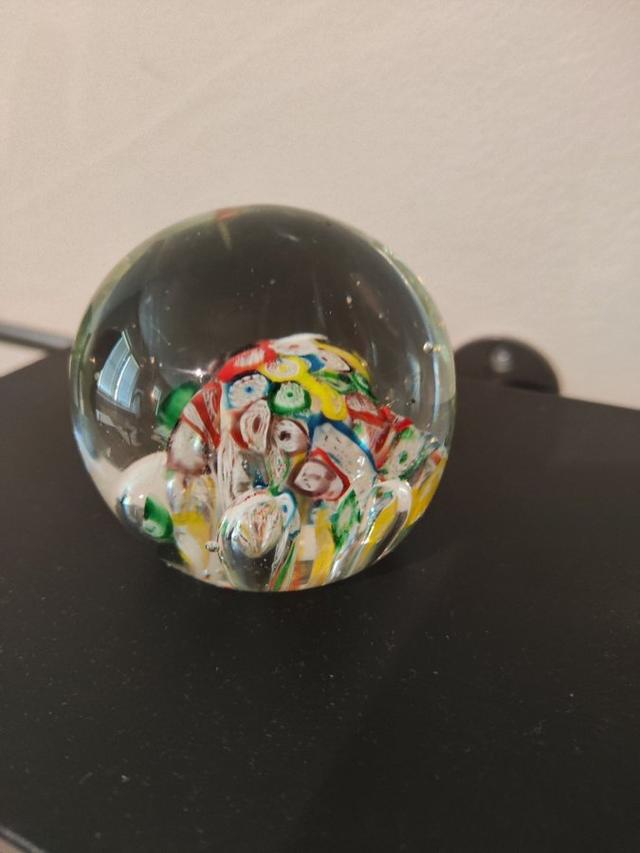 Millefiori blomserkonst glas troligen Murano